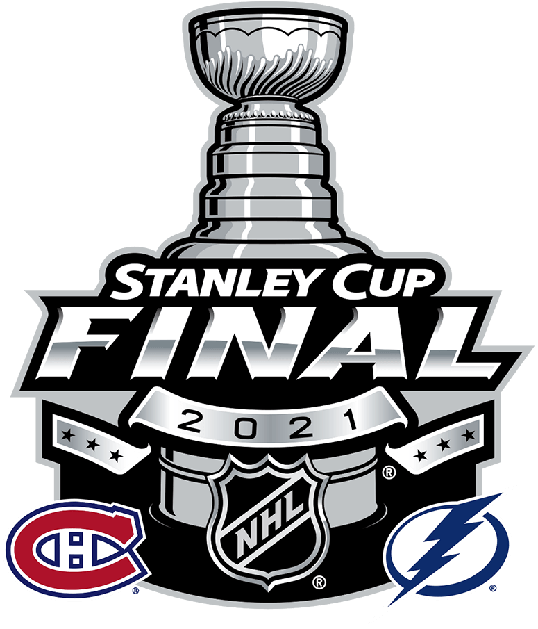Stanley Cup Playoffs 2021 Finals Matchup Logo v2 iron on heat transfer